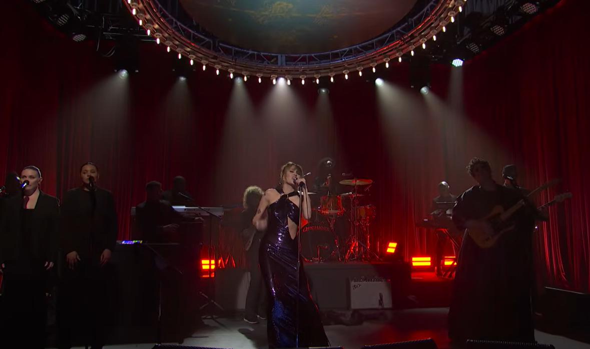 Miley Cyrus performs a rendition of Sinead O’Connor’s ‘Nothing Compares 2 U’ alongside Brittany Howard for the ‘SNL50’ special